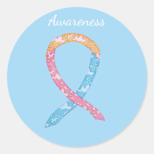 CDH Awareness Ribbon Custom Sticker Decals