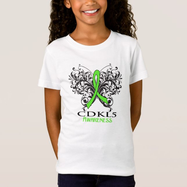 CDKL5  Awareness Butterfly T-Shirt (Front)