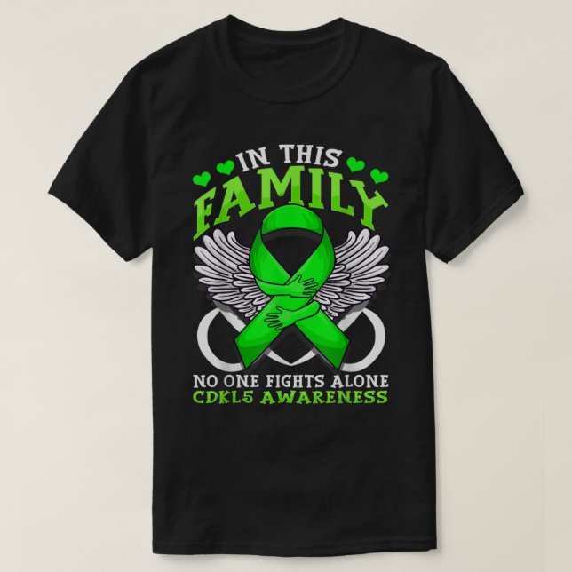 CDKL5 Awareness epileptic encephalopathy Related L T-Shirt (Design Front)
