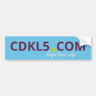 CDKL5 Bumper Sticker