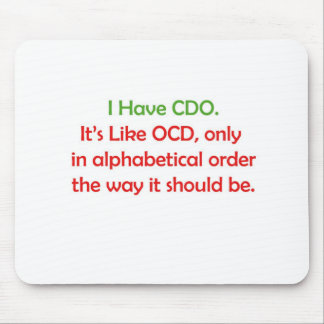 CDO MOUSE MAT