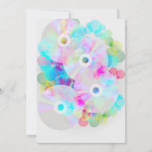 CDs on Multicolor Background