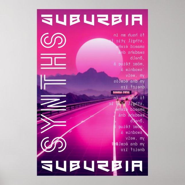 CDsuburbia Poster (Front)