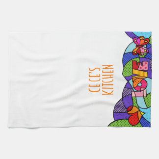 Ce Ce's Pop Art custom design Tea Towel