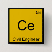 Ce - Civil Engineer Chemistry Element Symbol Tee