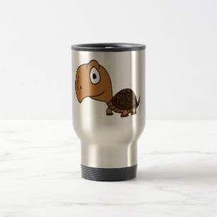 CE- Funny Box Turtle Design Travel Mug