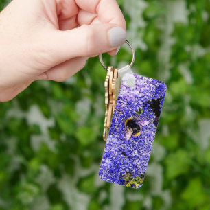 Ceanothus Flower Bee Key Ring