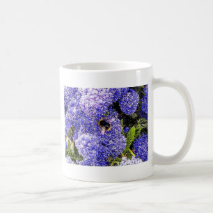 Ceanothus Spring Flower Bee Coffee Mug