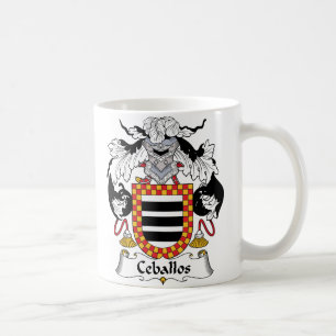 Ceballos Family Crest Coffee Mug