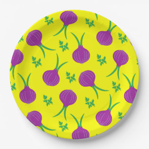 Cebollas Paper Plate