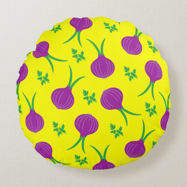 Cebollas Round Cushion (Front)