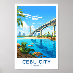 Cebu City Philippines Travel Print
