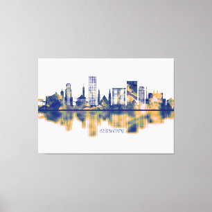 Cebu City Skyline Canvas Print
