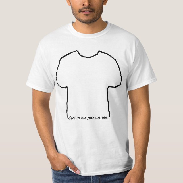 Ceci n'est pas un tee. T-Shirt (Front)