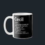 CECIL Definition Personalized Name Funny Birthday  Coffee Mug<br><div class="desc">CECIL Definition Personalized Name Funny Birthday Gift Idea</div>