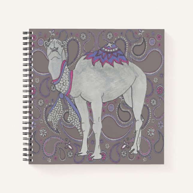 Cecil Dressed and Diggin' Paisley! Notebook (Front)