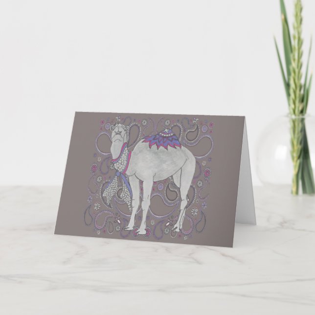 Cecil Dressed And Diggin' Paisley! Thank You Card (Front)