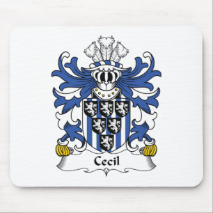 Cecil Family Crest Mouse Mat