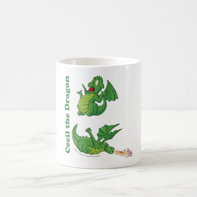 Cecil the Dragon Ceramic Mug (Center)