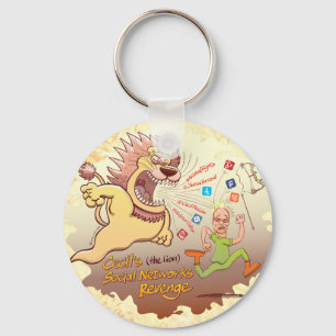 Cecil the Lion's Social Networks Revenge Key Ring