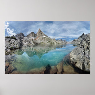 Cecile Lake / Minarets - Ansel Adams Wilderness Poster