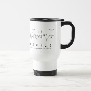 Cecile peptide name mug