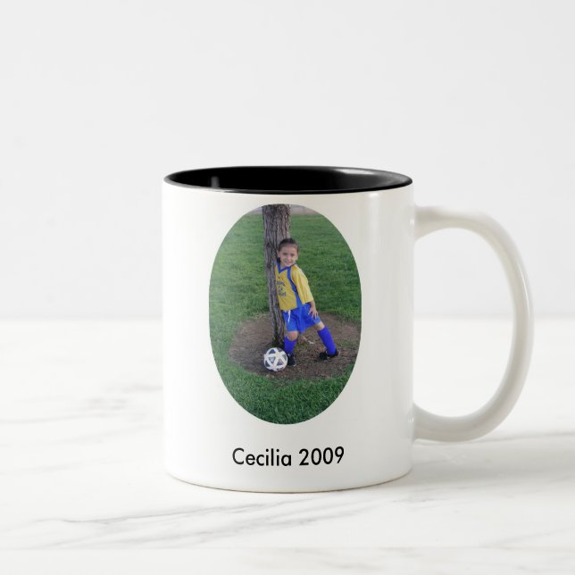 Cecilia 2009 Two-Tone coffee mug (Right)