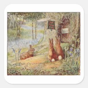 Cecily Parsley's Nursery Rhymes by Beatrix Potter Square Sticker