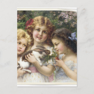 Cecily Vintage Spring Easter Shirt Holiday Postcard