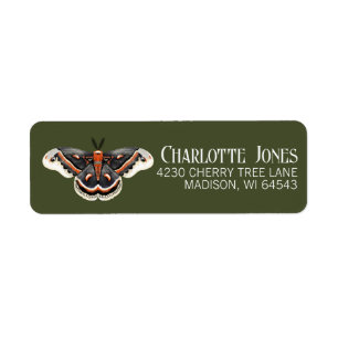 Cecropia Moth Return Address