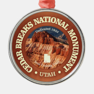 Cedar Breaks (NM) Metal Tree Decoration