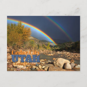 Cedar City Utah Postcard
