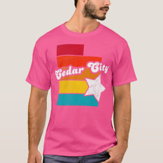 Cedar City Utah Vintage Distressed Souvenir 2 T-Shirt