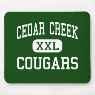 Cedar Creek - Cougars - High - Ruston Louisiana Mouse Mat