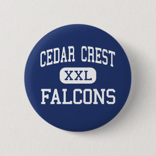 Cedar Crest - Falcons - High - Lebanon 6 Cm Round Badge