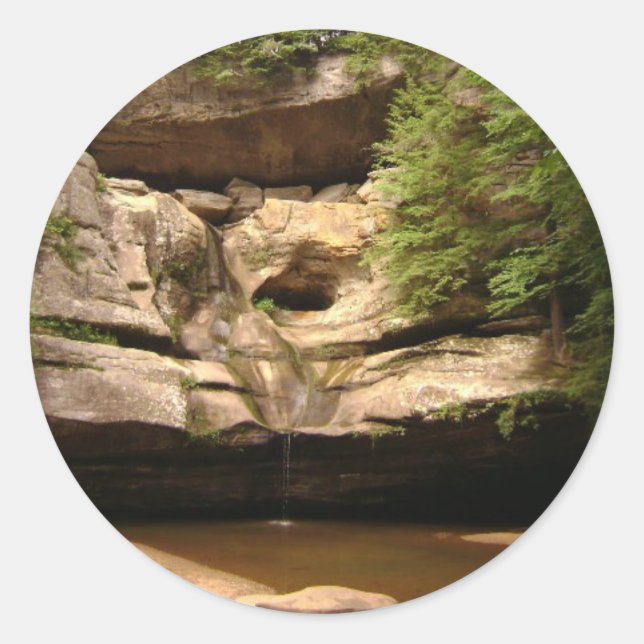 Cedar Falls Classic Round Sticker (Front)