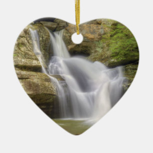 Cedar Falls, Hocking Hills Ohio Ceramic Tree Decoration