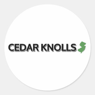 Cedar Knolls, New Jersey Classic Round Sticker