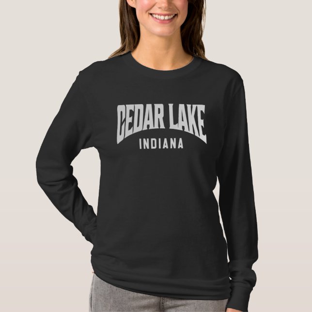 Cedar Lake Indiana T-Shirt (Front)