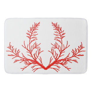 Cedar Leaves on a Bath Mat