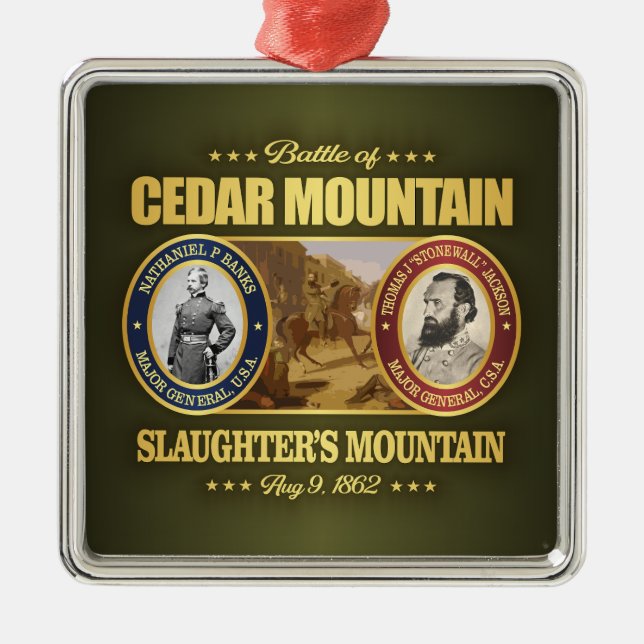 Cedar Mountain (FH2) Metal Tree Decoration (Front)