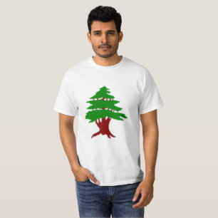 Cedar of Lebanon Premium Patriotic Image T-Shirt
