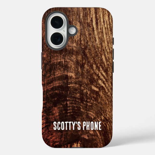 Cedar Planks | rustic wood grain pattern  Case-Mate iPhone Case (Back)