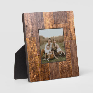 Cedar Planks   rustic wood grain pattern  Plaque