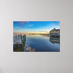 Cedar Point Sunset Canvas Print