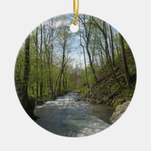 Cedar Run at White Oak Canyon Ceramic Tree Decoration