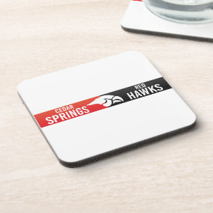 Cedar Springs Red Hawks #3 Coaster