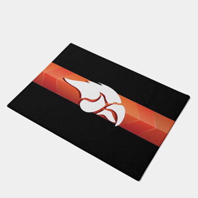Cedar Springs Red Hawks #4 Doormat (Angled)