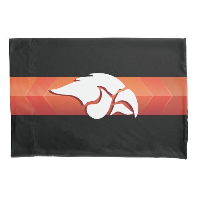 Cedar Springs Red Hawks #4 Pillowcase (Front-Left)