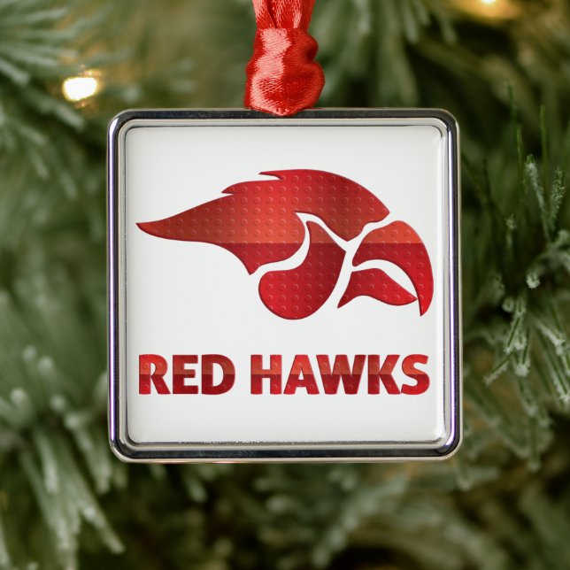 Cedar Springs Red Hawks #5 Metal Tree Decoration (Tree)